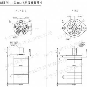 必赢（中国）后油口系列马达